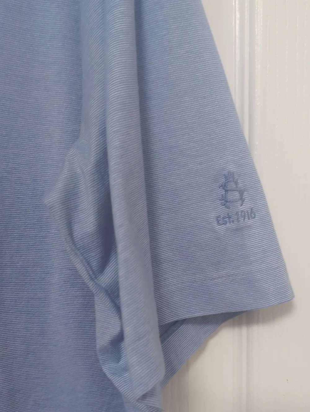 Polo by Ralph Lauren Pale Blue Short-Sleeve Polo Shirt. Size Large